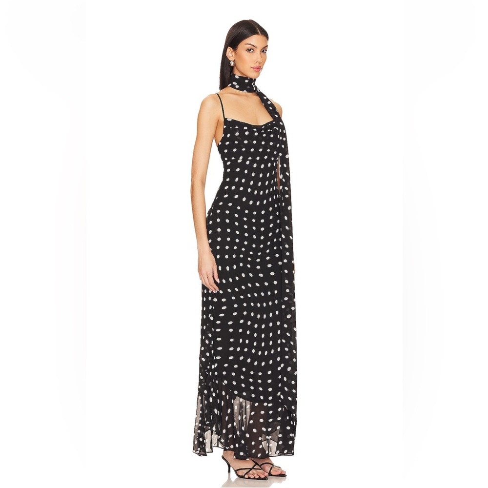 LPA Black and White Polka Dot Dress - Picture 4 of 8